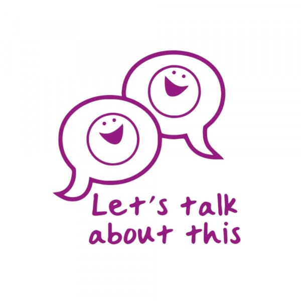 Stamper: Let's Talk About This - Violet