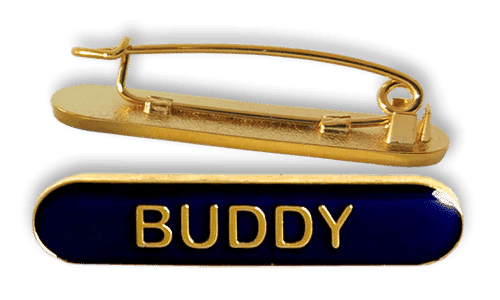 Badge: Buddy Bar Blue - Enamel