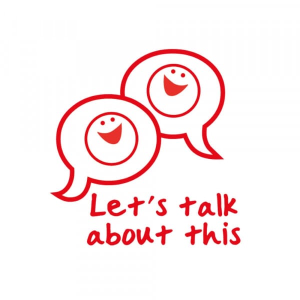 Stamper: Let's Talk About This - Red