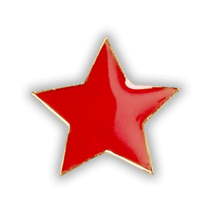 Badge: Red Star - Enamel