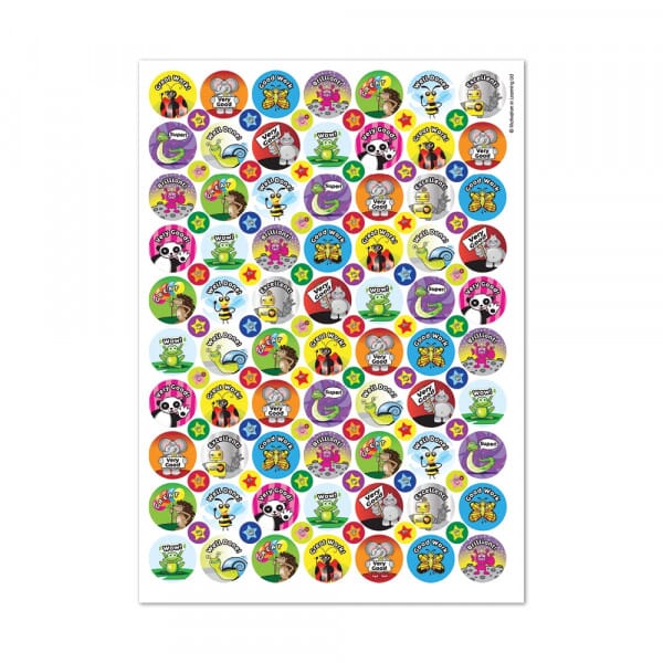 Sticker: Animal Praise (25mm) - Bulk Pack: 50 A4 Sheets