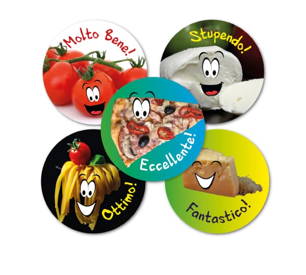 Italian Booth Sticker Stickers for Italian | SuperStickers