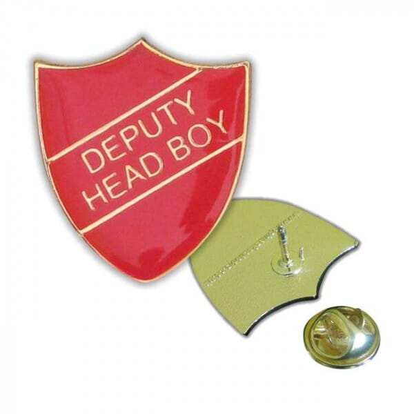 Badge: Deputy Head Boy Red - Enamel