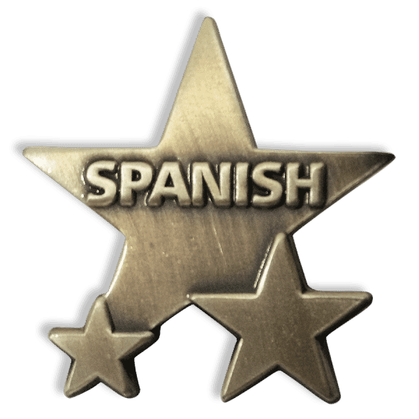 Badge: Spanish Star - Metal