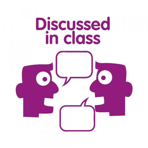 Stamper: Discussed In Class - Violet