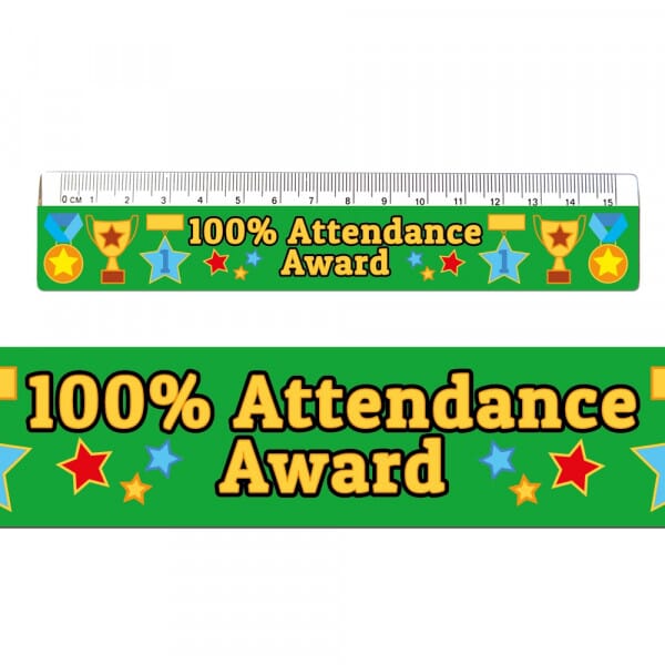 Ruler - 100% Attendance Award