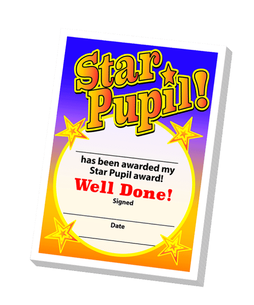 Notepad: Star Pupil Teacher Quick Notepad