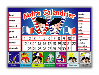 French Fun Photo Posters Set #10, 12" X 18", Set Of 4