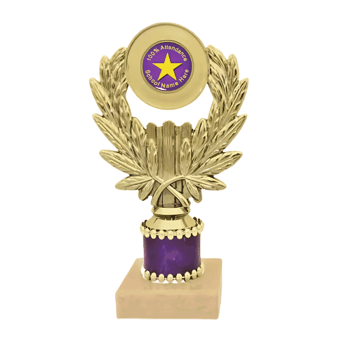 Trophy: Purple Column (Laurel Leaf)