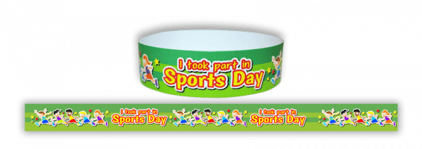 Wristband: I Took Part In Sports Day