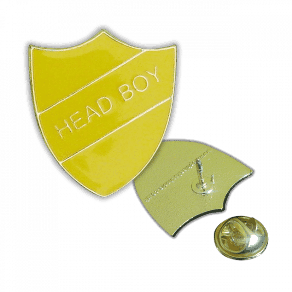 Badge: Head Boy Yellow - Enamel