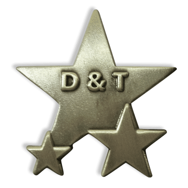 Badge: Design And Technology Star - Metal