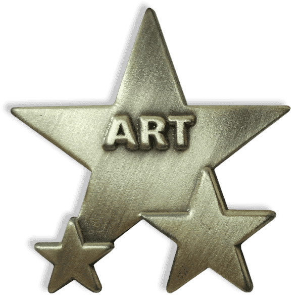 Badge: Art Star - Metal