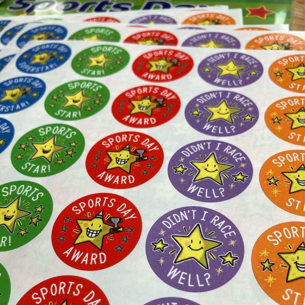 Participate Sticker Sports Day Participation Stickers