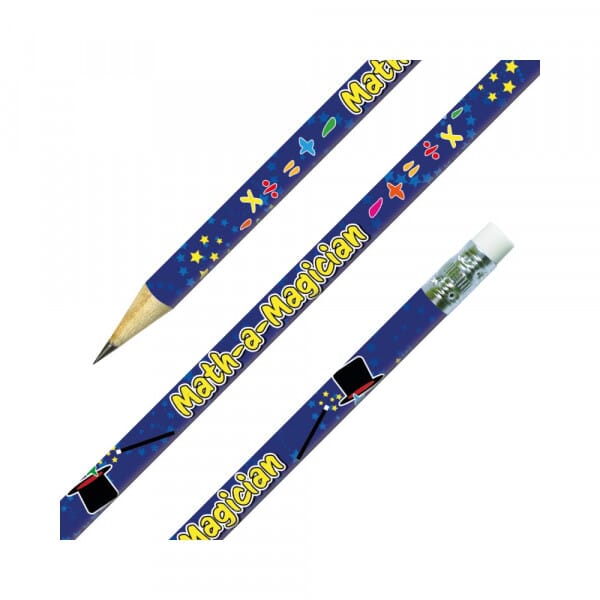 Math-a-Magician School Pencils – Pack of 12 | Maths Rewards
