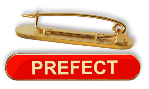 Badge: Prefect Bar Red - Enamel