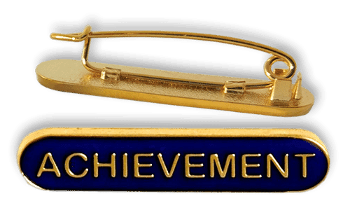 Badge: Achievement Bar Blue - Enamel