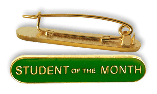 Badge: Student of the Month Green - Enamel