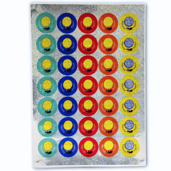 Stickers: Sparkling House Point Ant 35mm