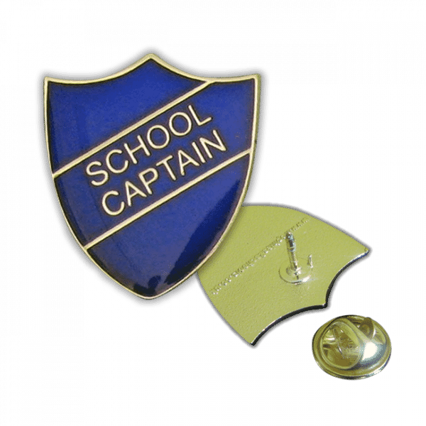 Badge: School Captain Blue - Enamel