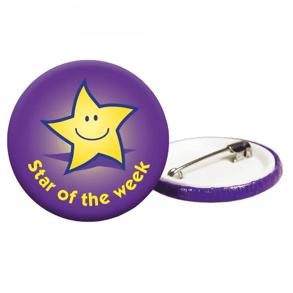 Star Of The Week Badges - 38mm