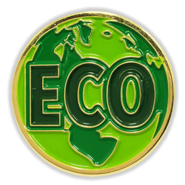 Eco Enamel Badge – 25mm | Perfect for Schools & Eco-Friendly Awards