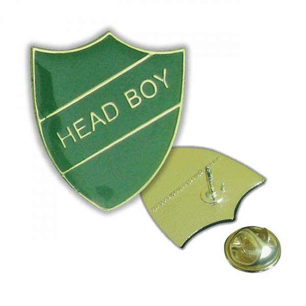 Badge: Head Boy Green - Enamel