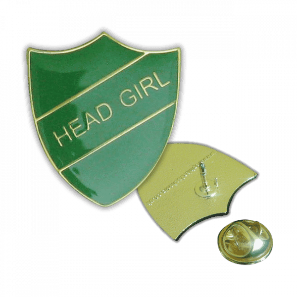 Badge: Head Girl Green - Enamel