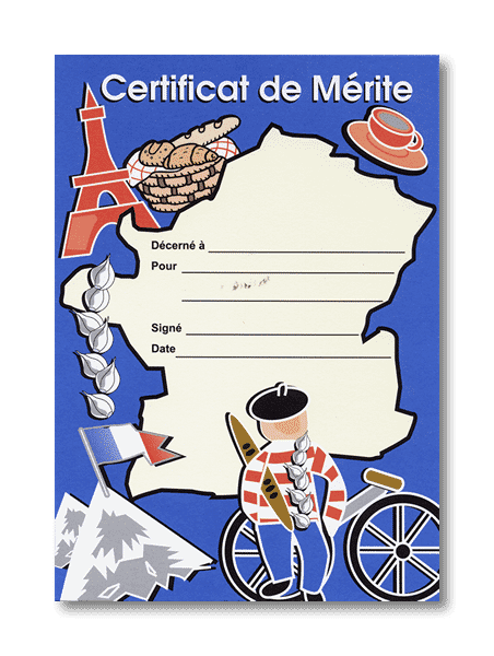 Certificate: Certificat de Mérite - Map