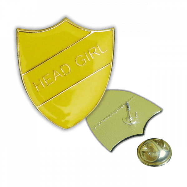 Badge: Head Girl Yellow - Enamel