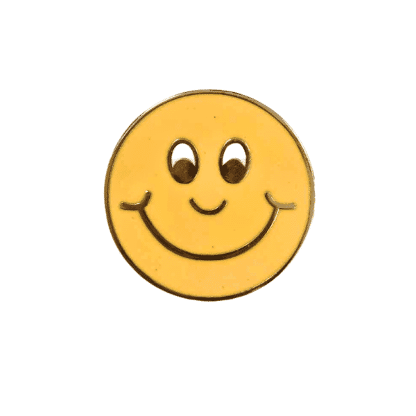 Badge: Yellow Smile - Enamel