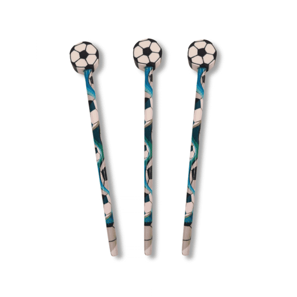 Football Pencil & Eraser Gift Set – Pack of 12 | Perfect Teacher Rewards & Party Favours