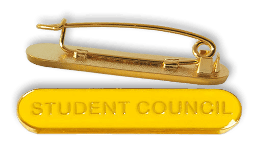 Badge: Student Council Bar Yellow - Enamel