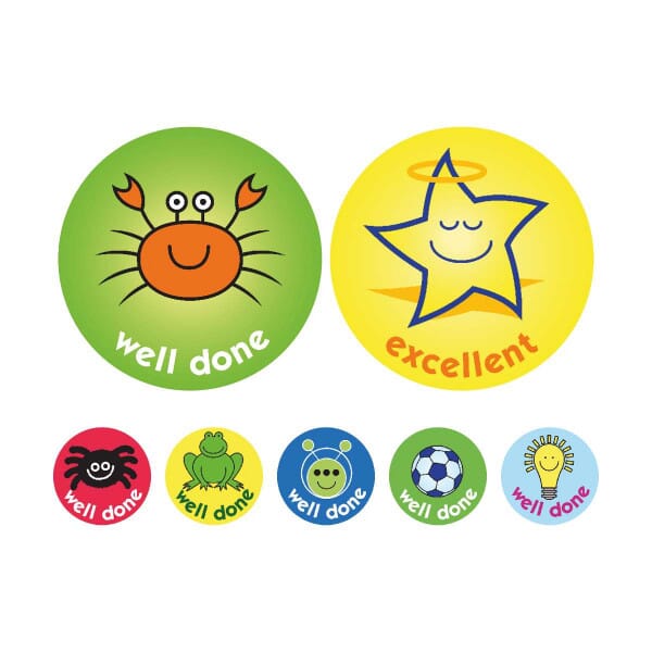 Praise Stickers A4 Compilation Sheet 38mm / 10mm