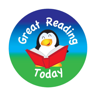 Sticker: Great Reading Today