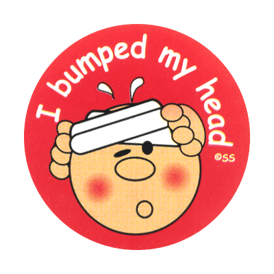 Sticker: I Bumped My Head - Bandaged Head