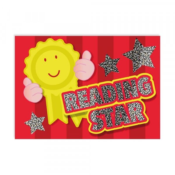 Postcard: Reading Star - Sparkling