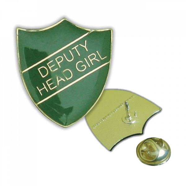 Badge: Deputy Head Girl Green - Enamel