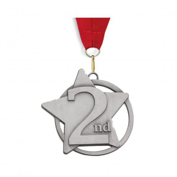 Medal: 2nd Place - Antique Silver Star