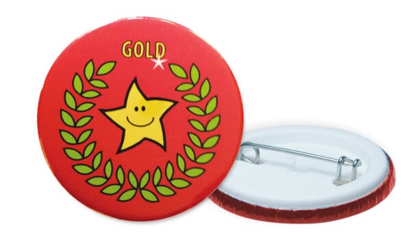 'Gold' Reward Badges: 38mm: 20 Badges