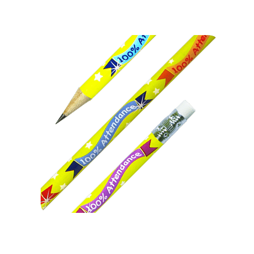 Pencil: 100% Attendance