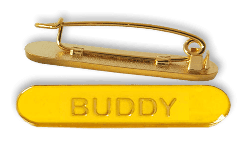 Badge: Buddy Bar Yellow - Enamel