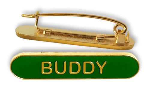 Badge: Buddy Bar Green - Enamel