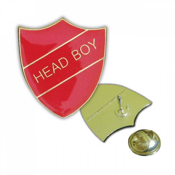 Badge: Head Boy Red - Enamel