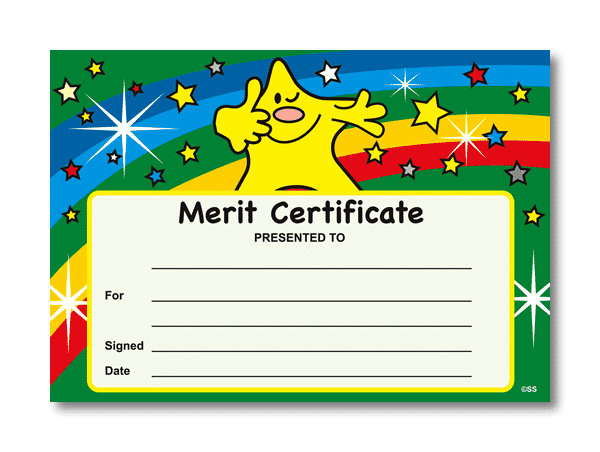 Certificate: Merit