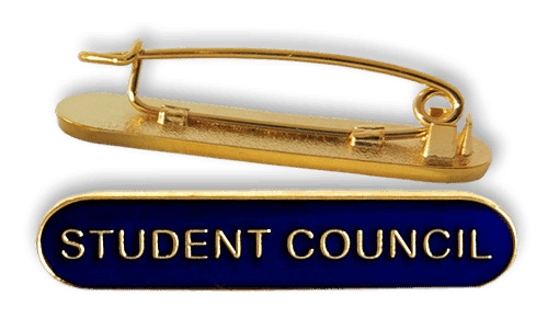 Badge: Student Council Bar Blue - Enamel