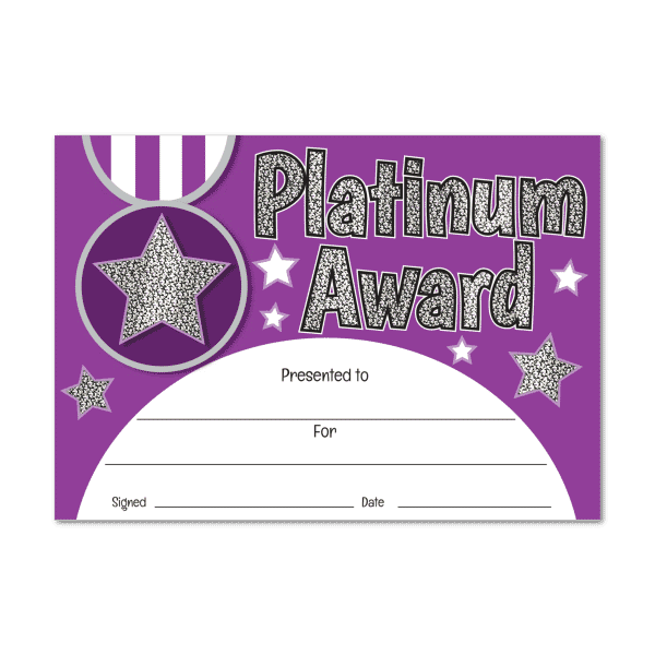 Certificate: Platinum Award - Sparkling