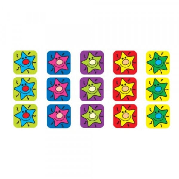 Sticker: Square Mini - Stars With Noses