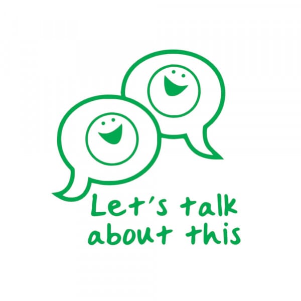 Stamper: Let's Talk About This - Green