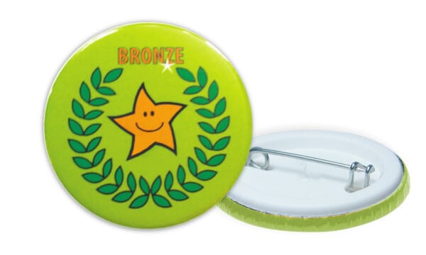 'Bronze' Reward Badges: 38mm: 20 Badges